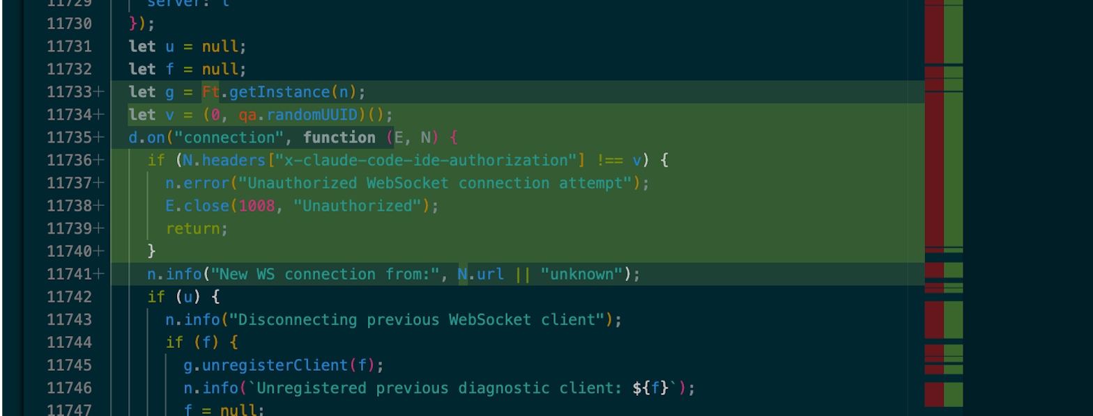 code after patch