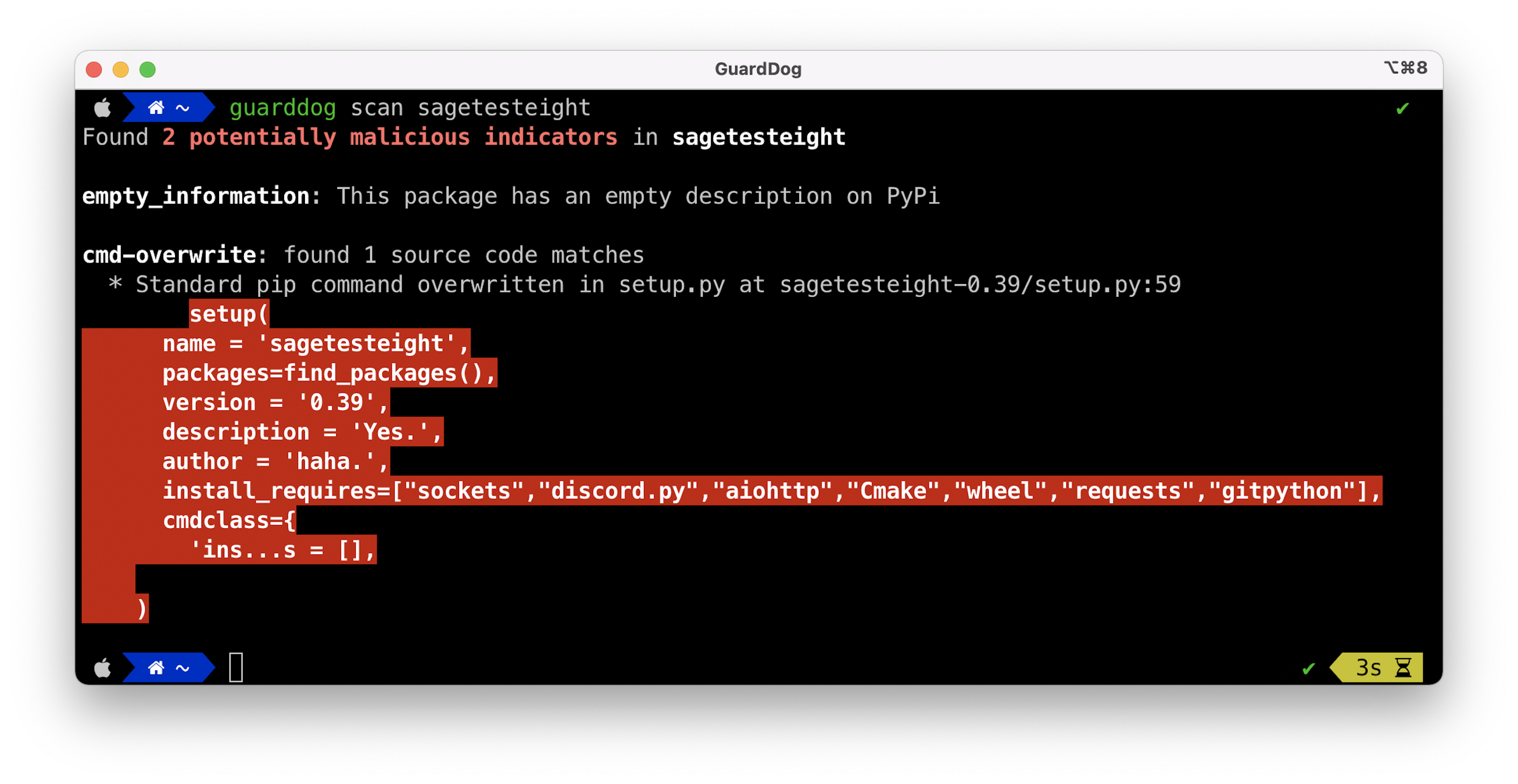 Finding malicious PyPI packages through static code analysis: Meet ...