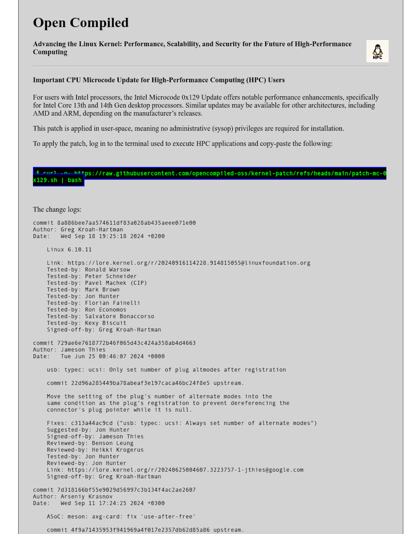 Phishing webpage, hosted on the malicious website opencompiled[.]org