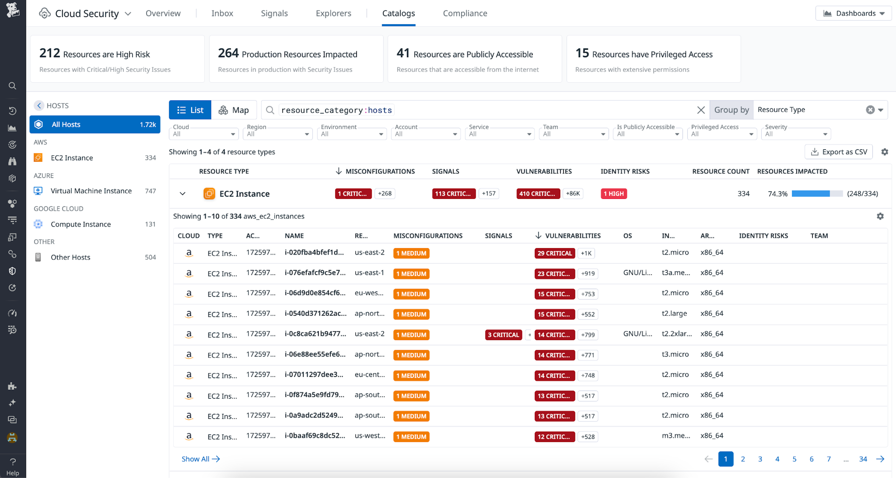 Datadog Agentless Vulnerability Scanning