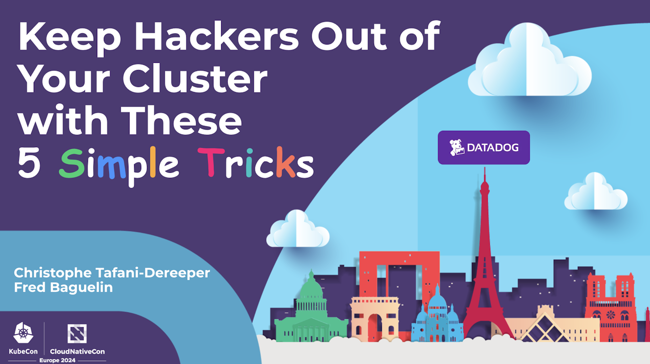 A Threat-informed Roadmap For Securing Kubernetes Clusters (kubecon Eu 2024)